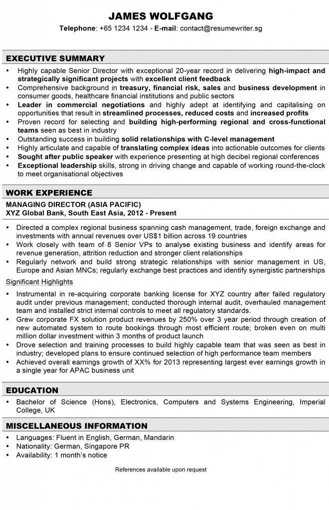 Page 1 Resumewriter MY Malaysia S 1 CV Career Firm